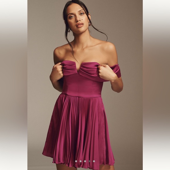 NWT Amur Tilly  off the shoulder mini dress - Picture 3 of 13